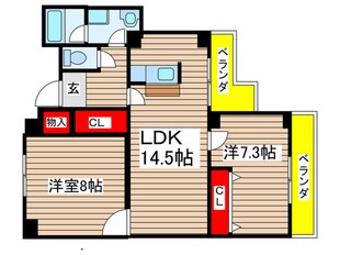 シルク壱番館の物件間取画像